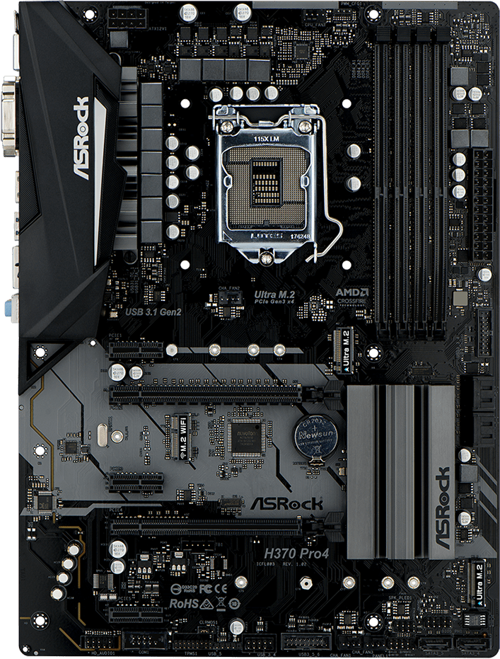 Asrock H370 Pro4 - Motherboard Specifications On MotherboardDB